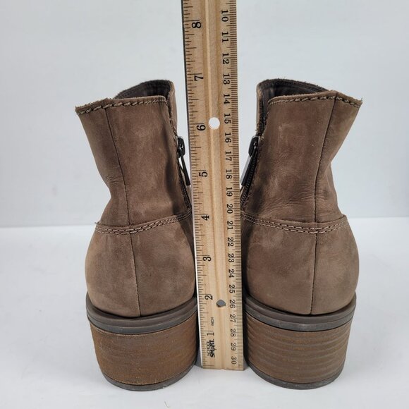Earth Women's Brown Suede Side-Zip Ankle Boots US Size 10M - Picture 10 of 11